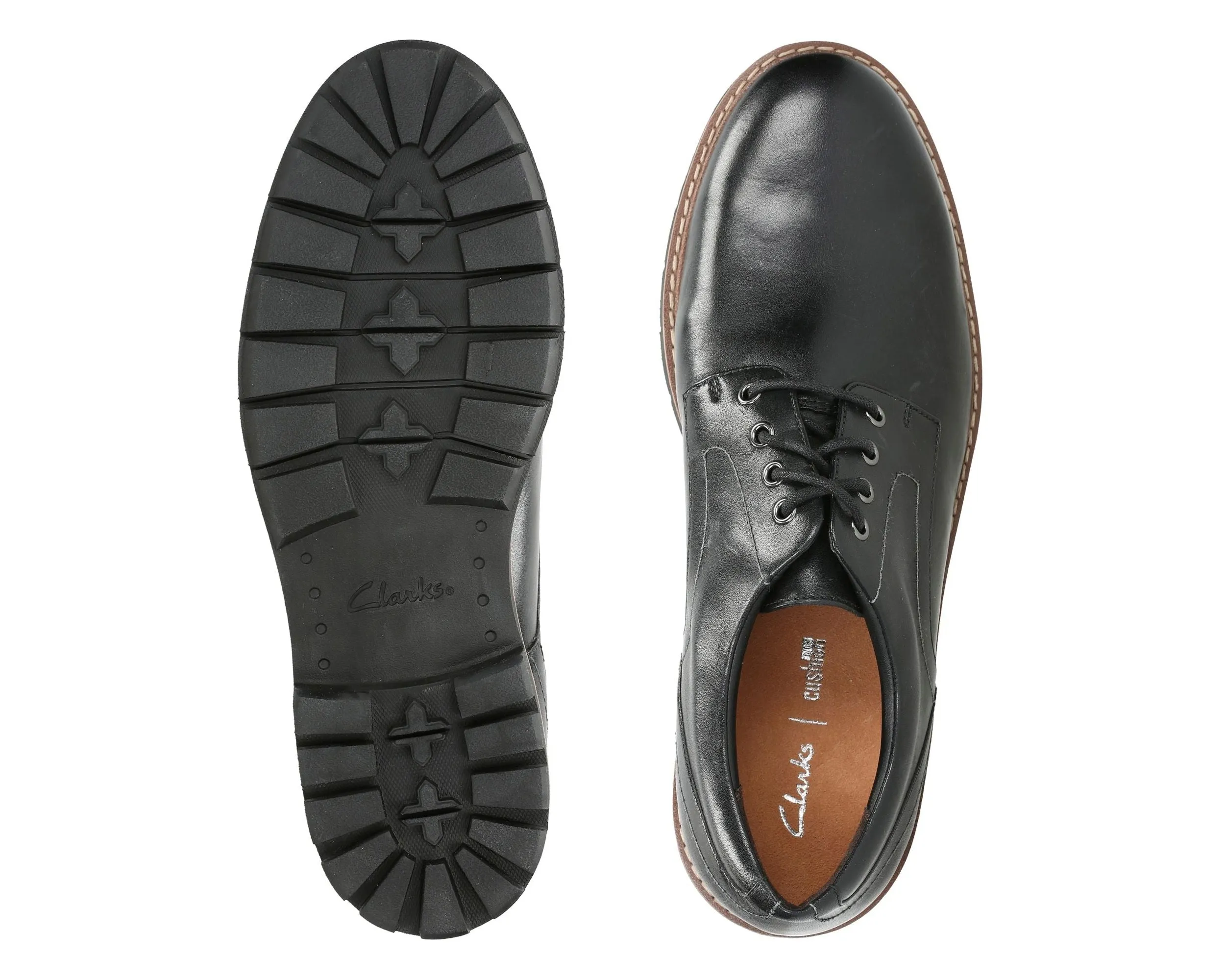 Clarks Batcombe Hall Black Leather