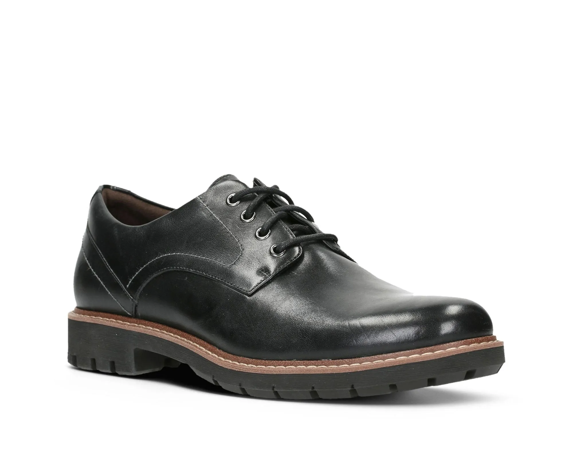 Clarks Batcombe Hall Black Leather