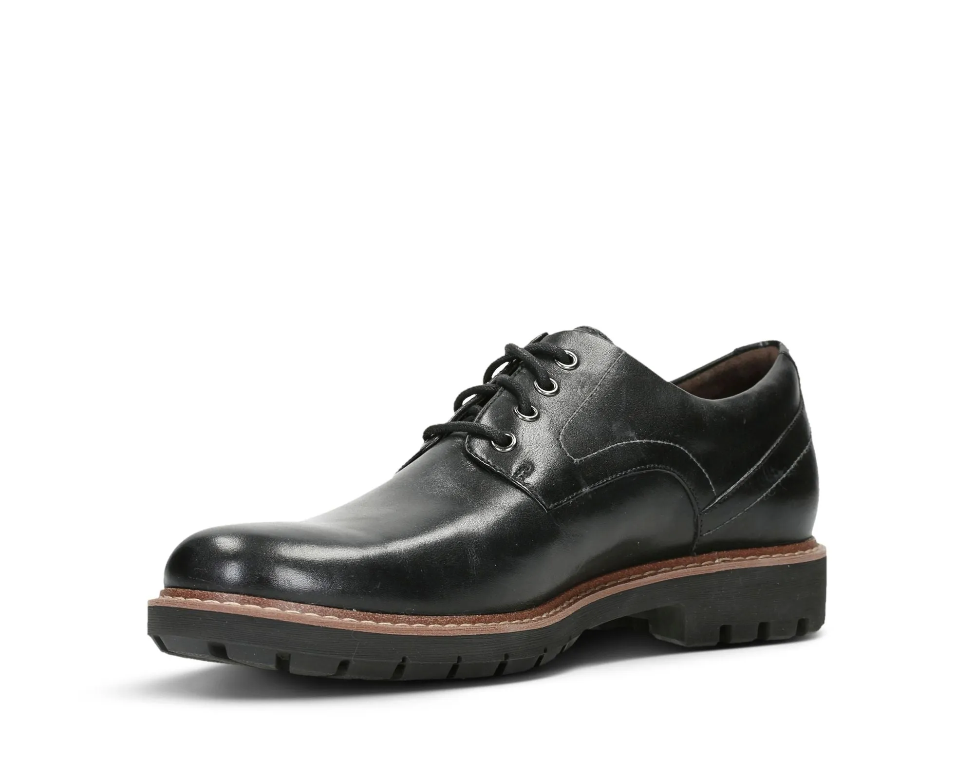 Clarks Batcombe Hall Black Leather