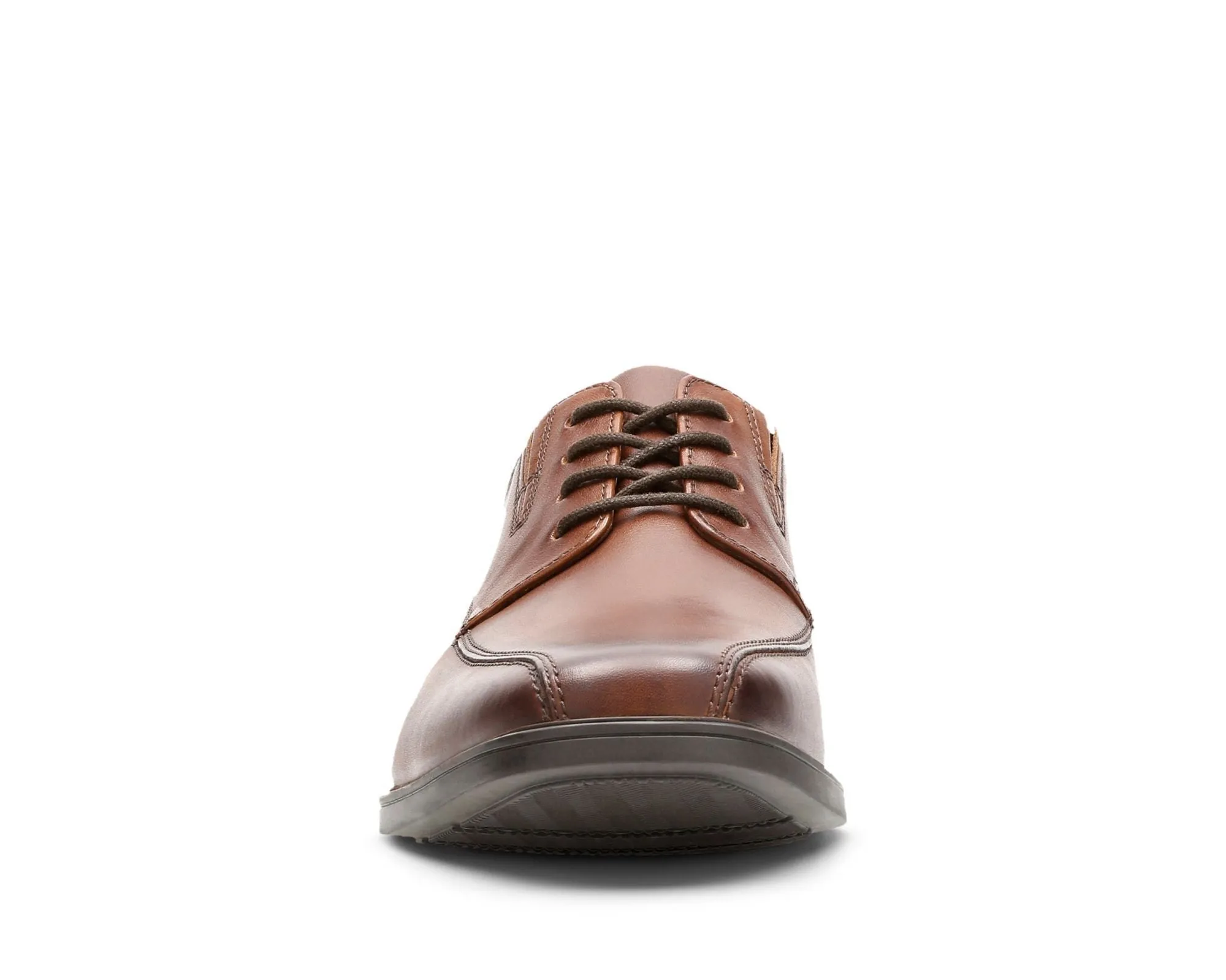 Clarks Tilden Walk Dark Tan Leather