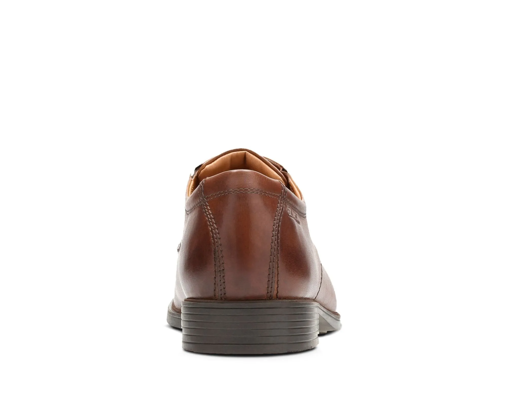 Clarks Tilden Walk Dark Tan Leather