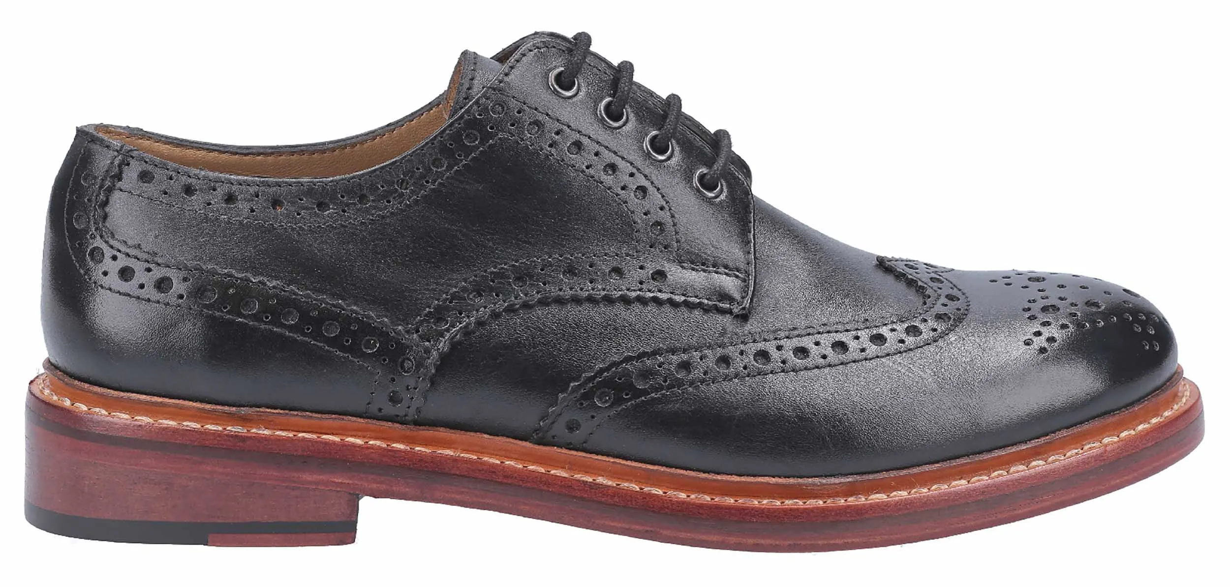 Cotswold Quenington Mens Leather Brogue Shoe