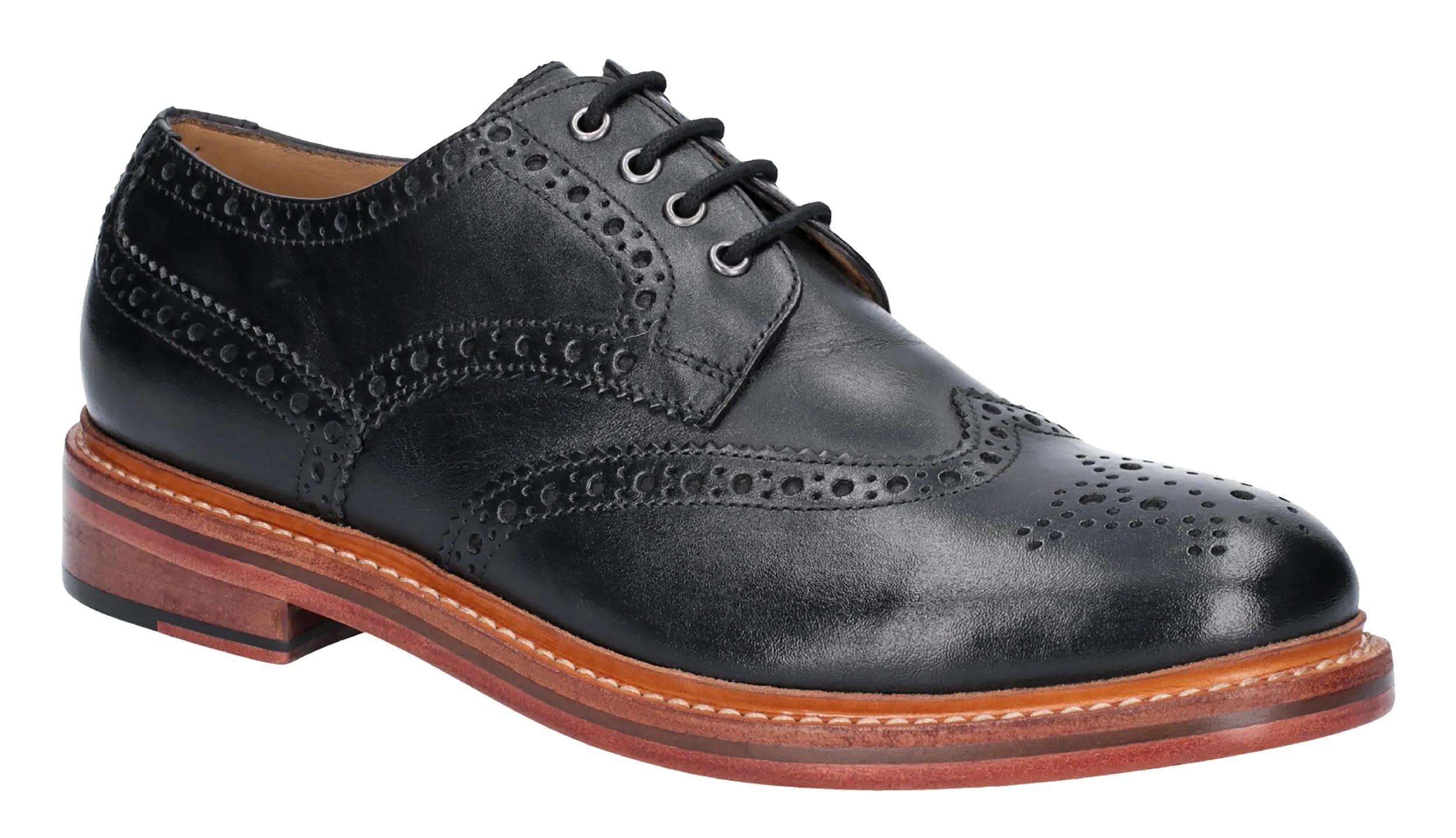 Cotswold Quenington Mens Leather Brogue Shoe