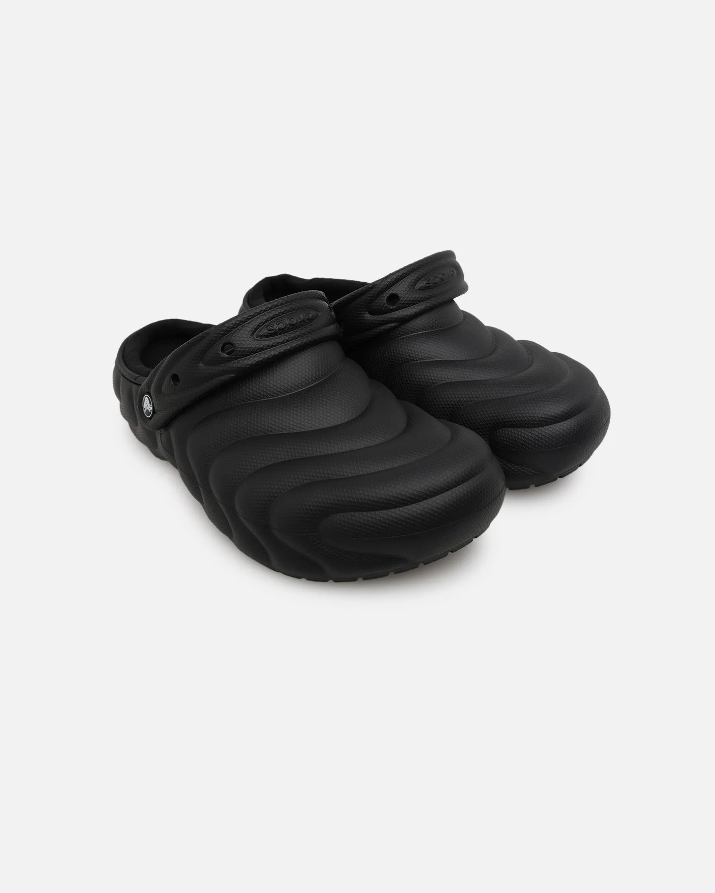 Crocs Classic Lined Over Puff Clog Black