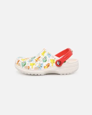 Crocs Kids' Classic Pokemon II Clog (GS) White