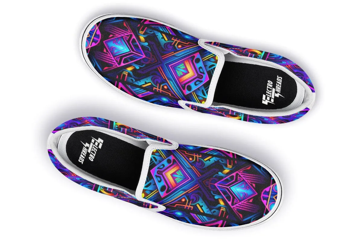 Cyber Lines Slip on Shoes