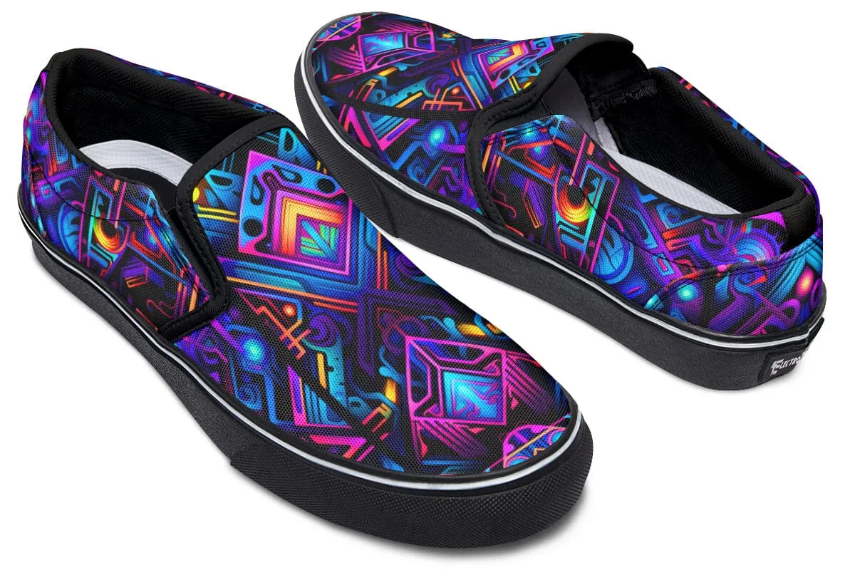 Cyber Lines Slip on Shoes