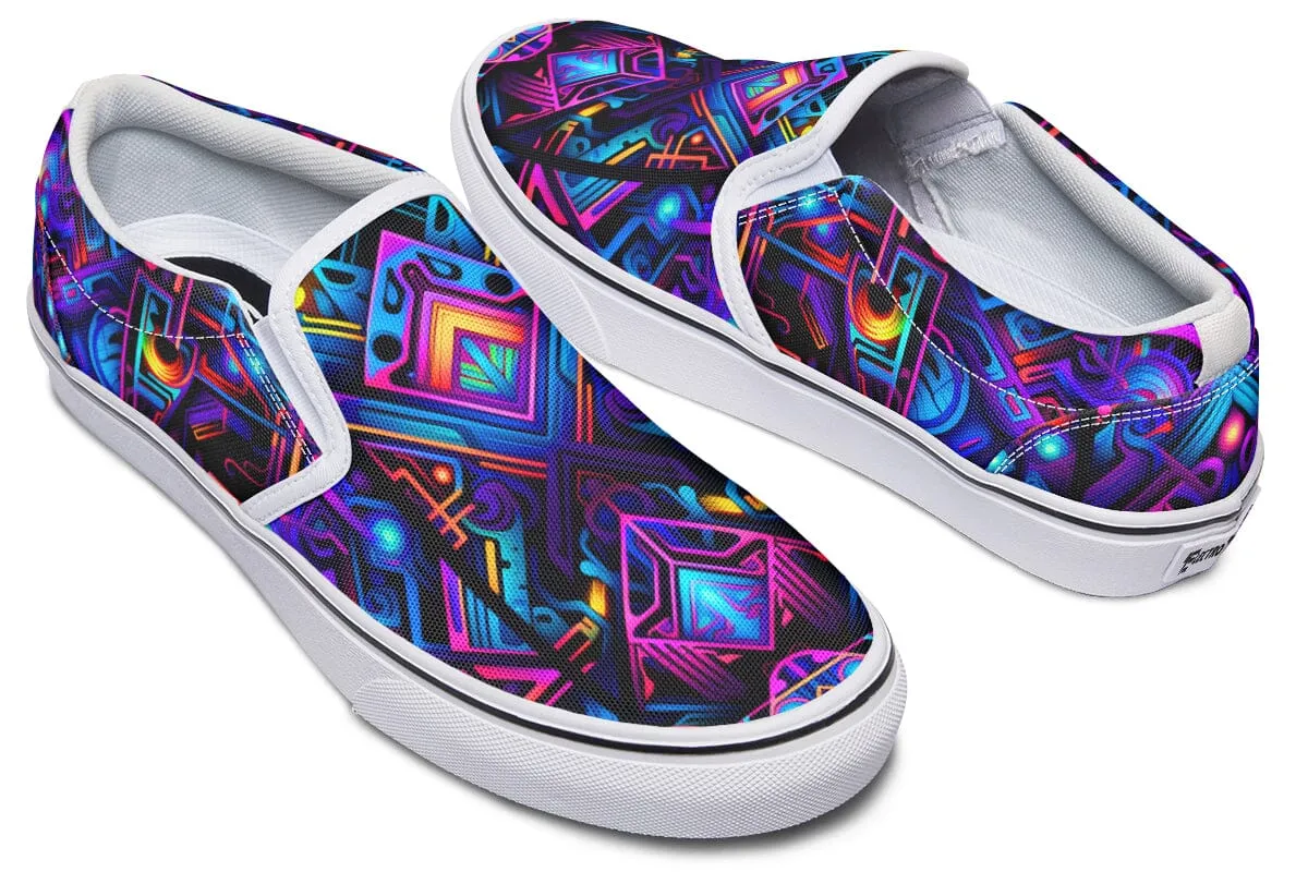 Cyber Lines Slip on Shoes