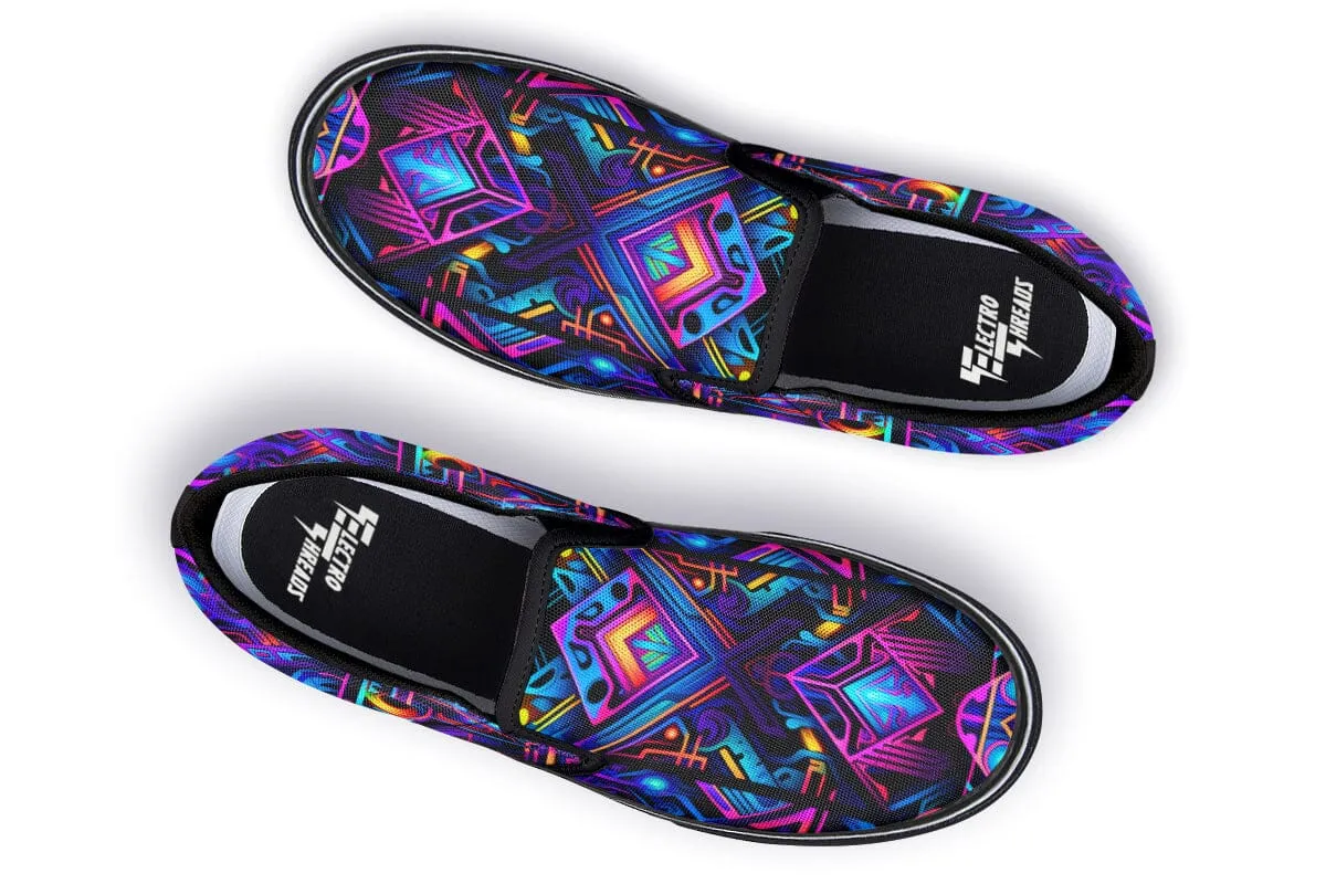 Cyber Lines Slip on Shoes