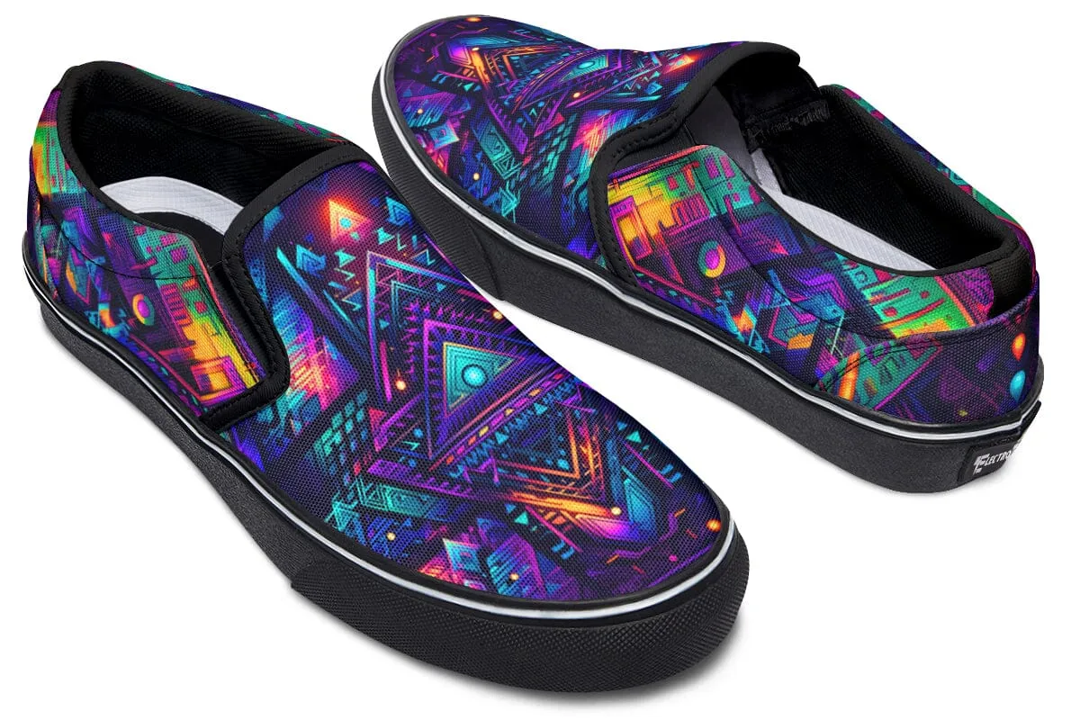 Cyber Night Slip on Shoes