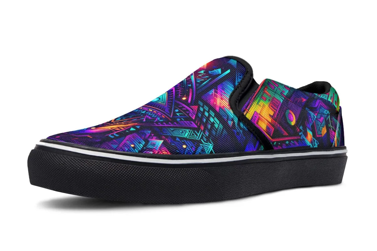 Cyber Night Slip on Shoes