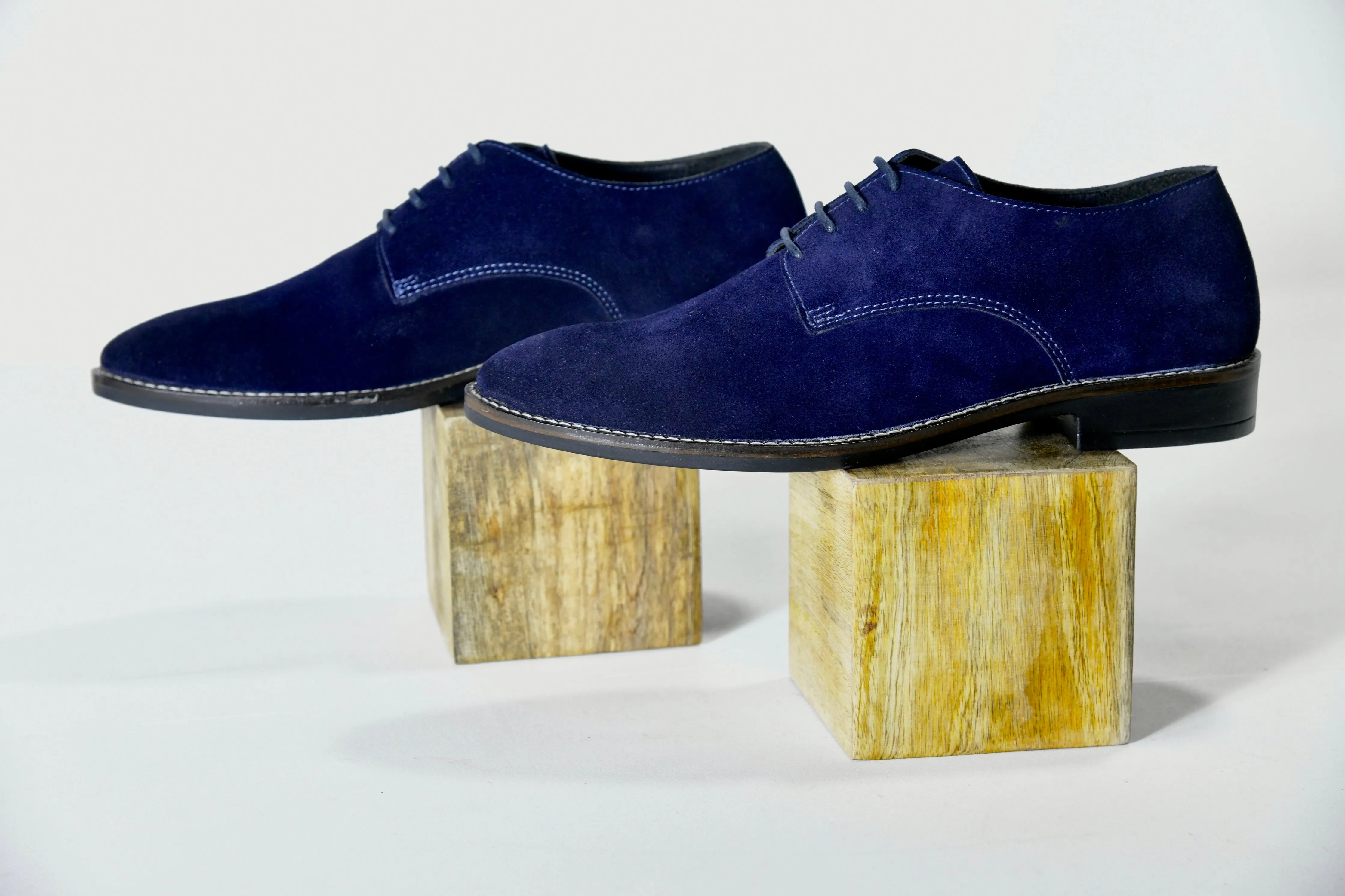 Dagga Men Derby Suede Leather Shoes