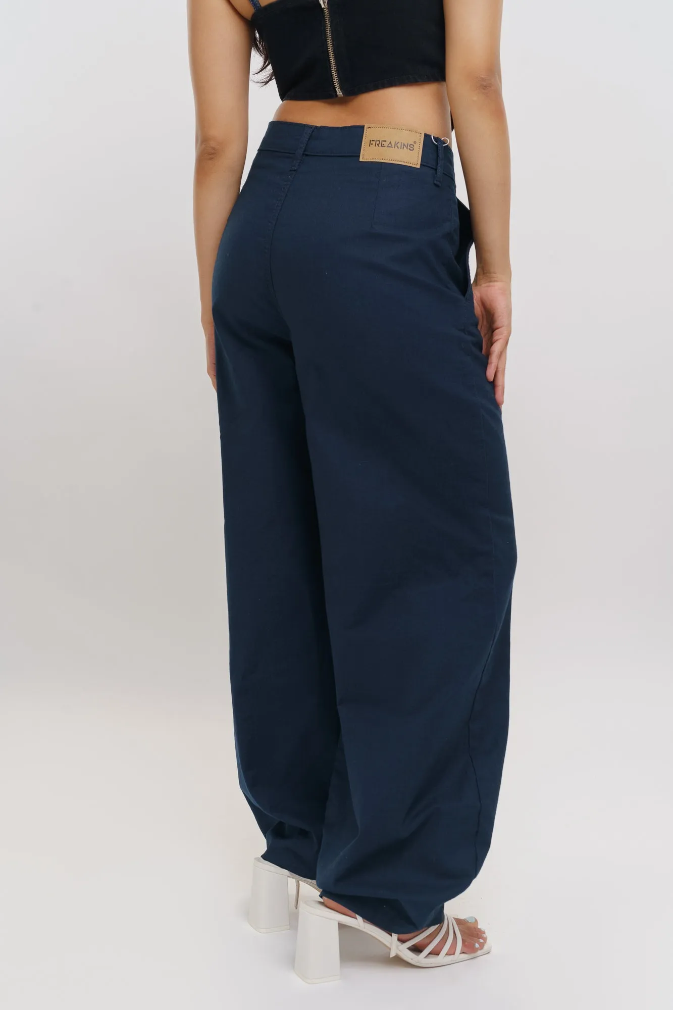 Dark Navy Ballon Pants