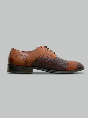 Denver Woven Derby -Brown