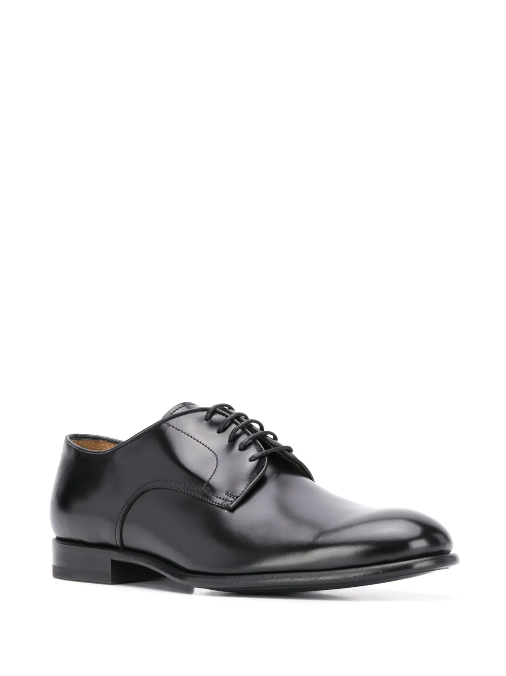 Derby leather shoes