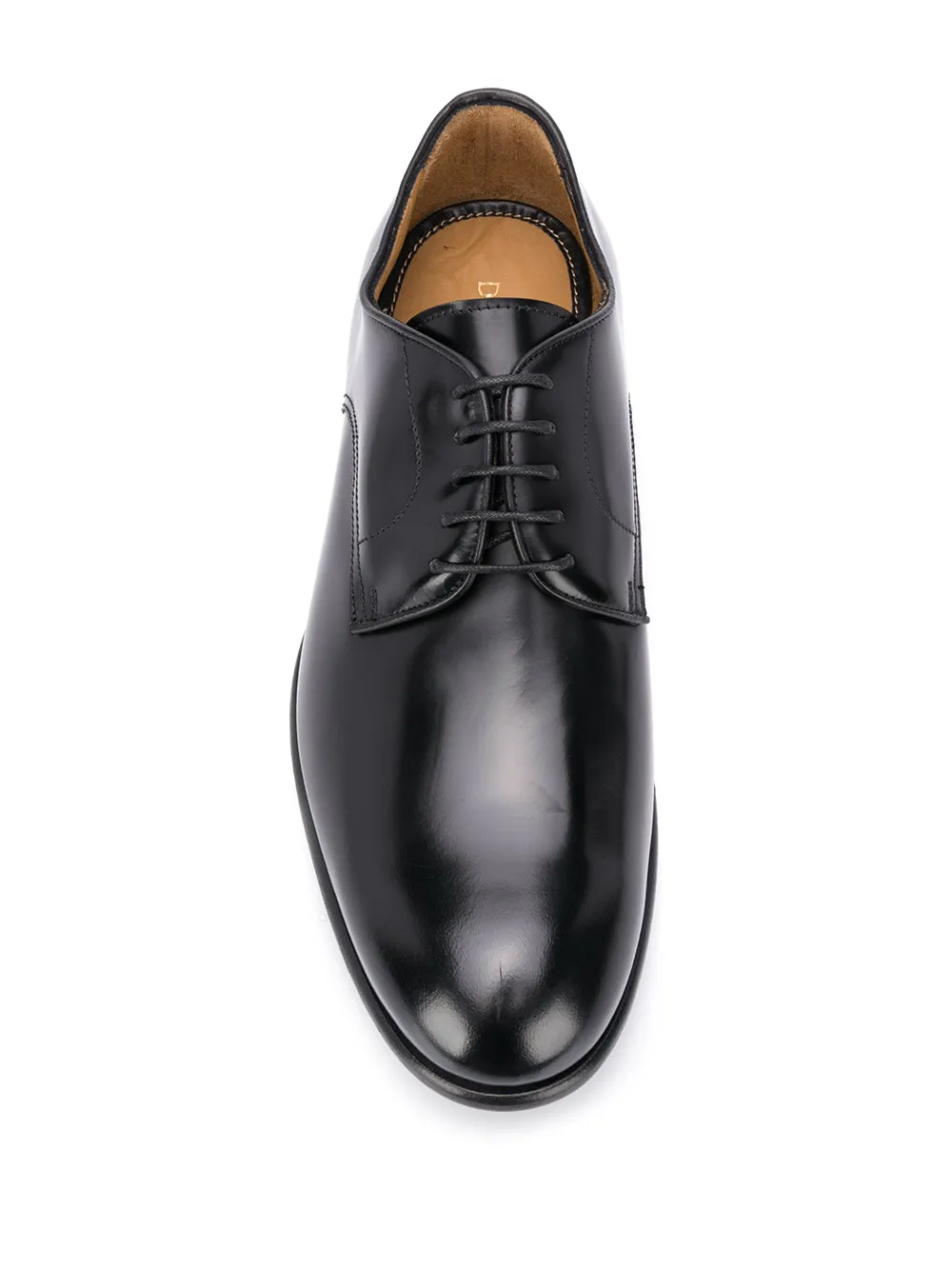 Derby leather shoes