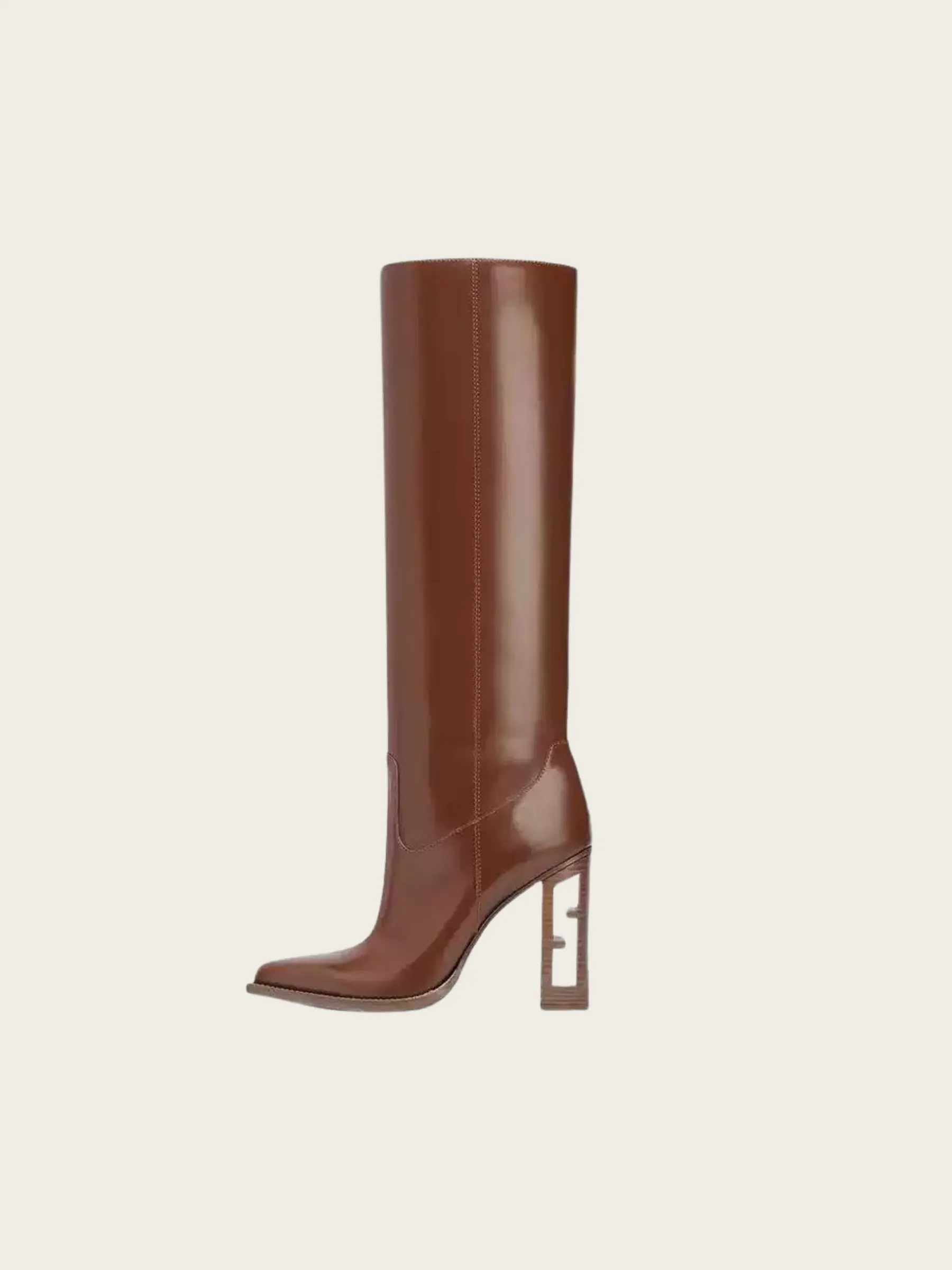 Eliza Genuine Leather Heeled Boots