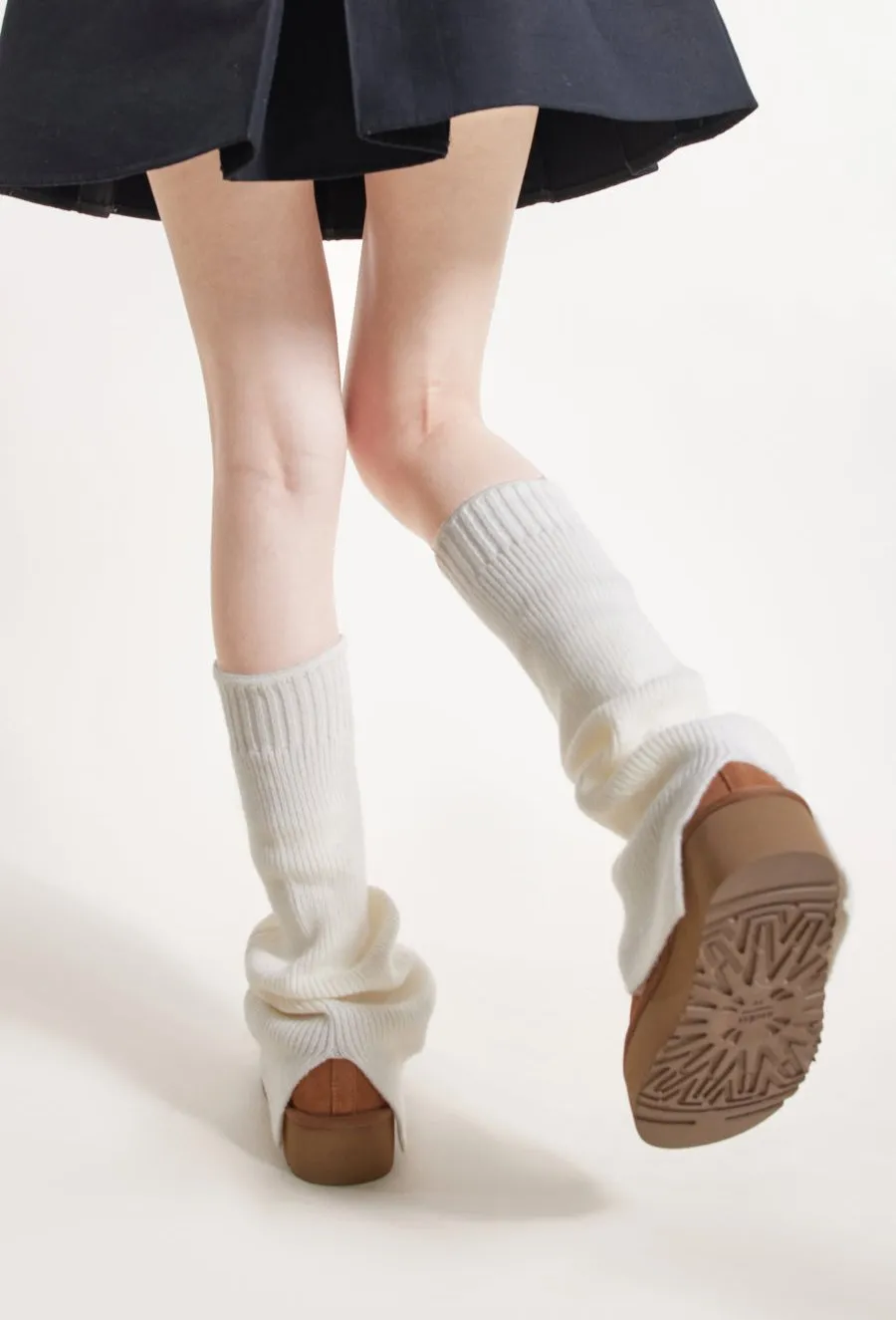 Evie Knitted Slit Leg Warmers