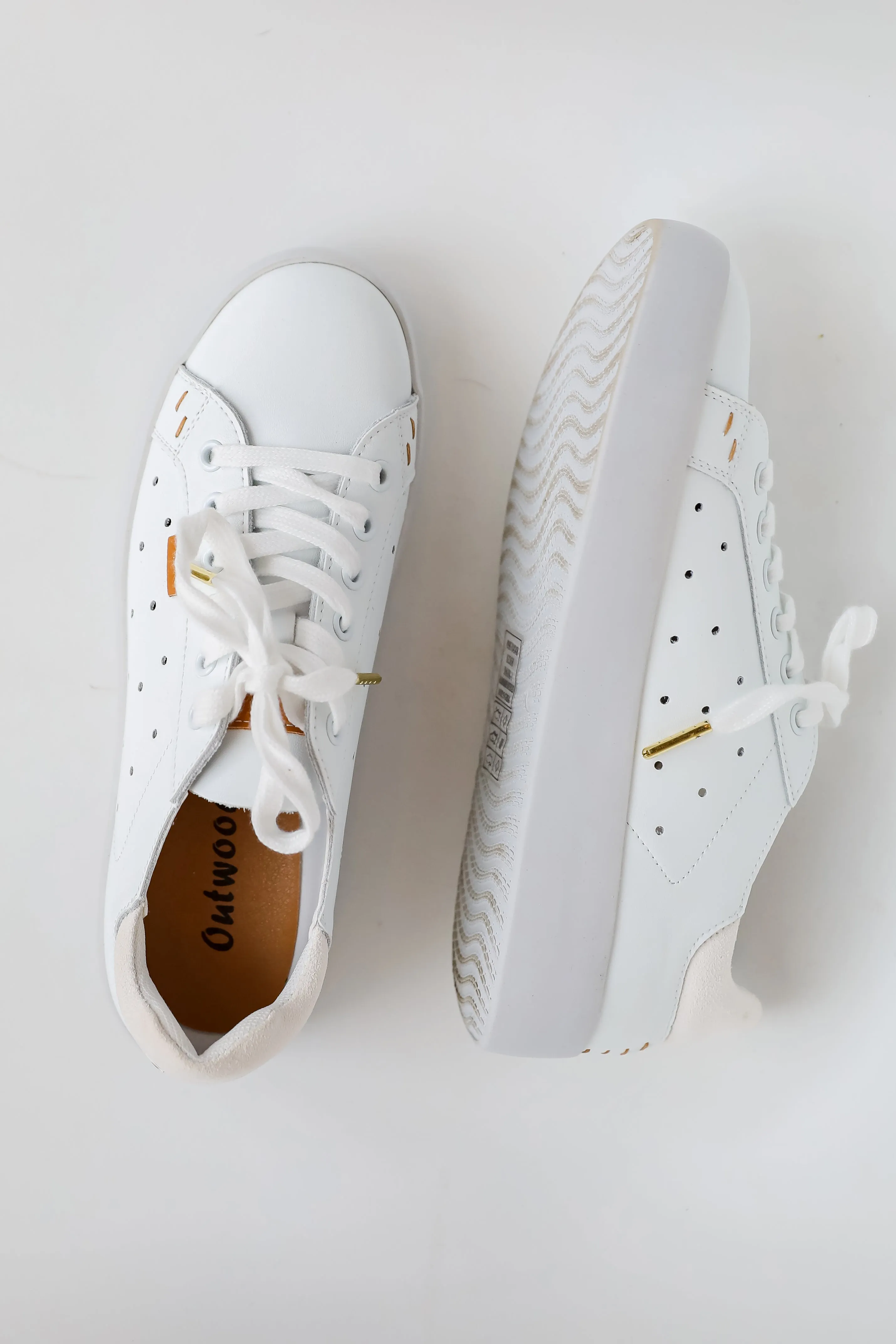 FINAL SALE - Walk With Confidence White Sneakers