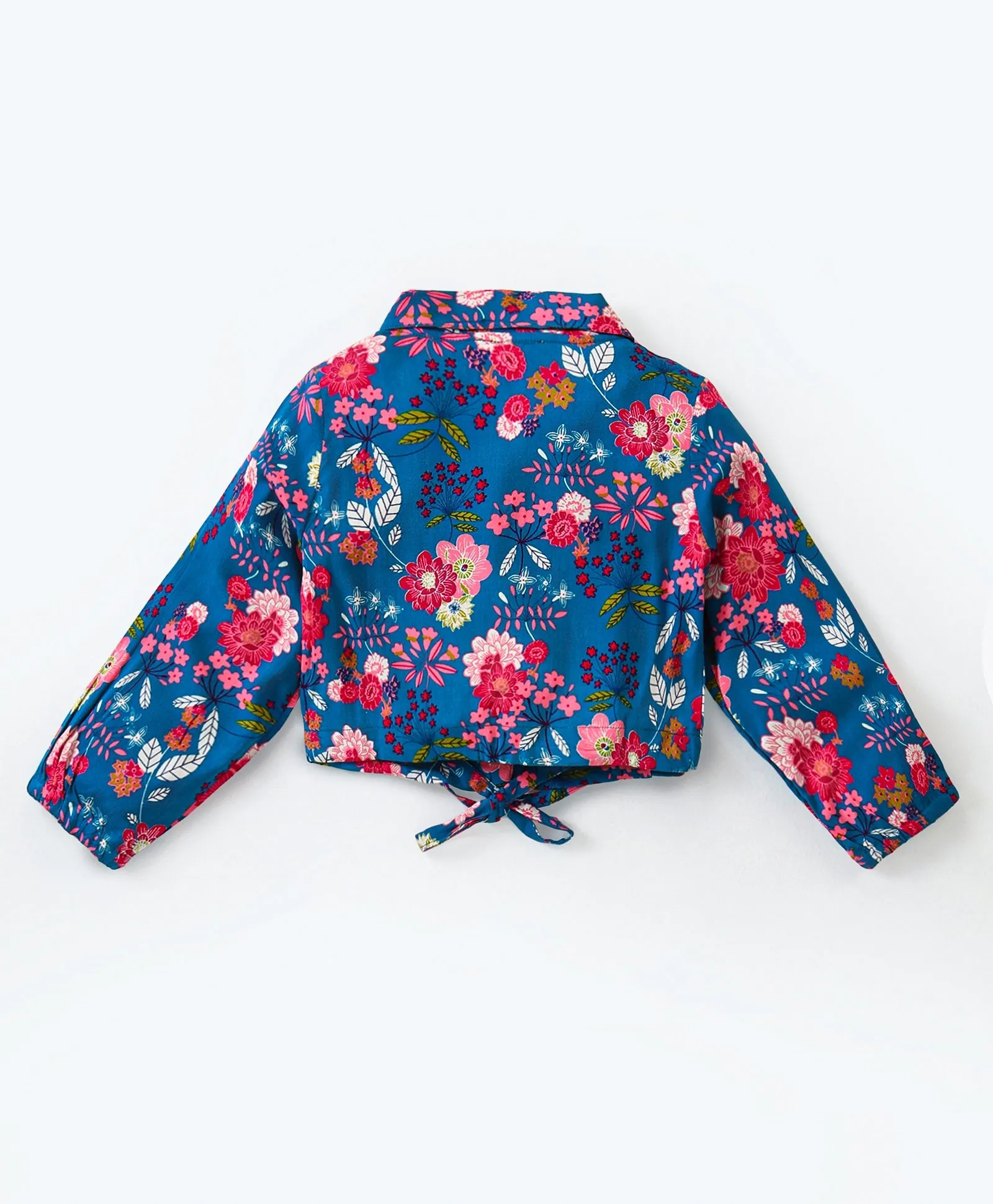 Floral Printed Shirt Palazzo Co-ord Set