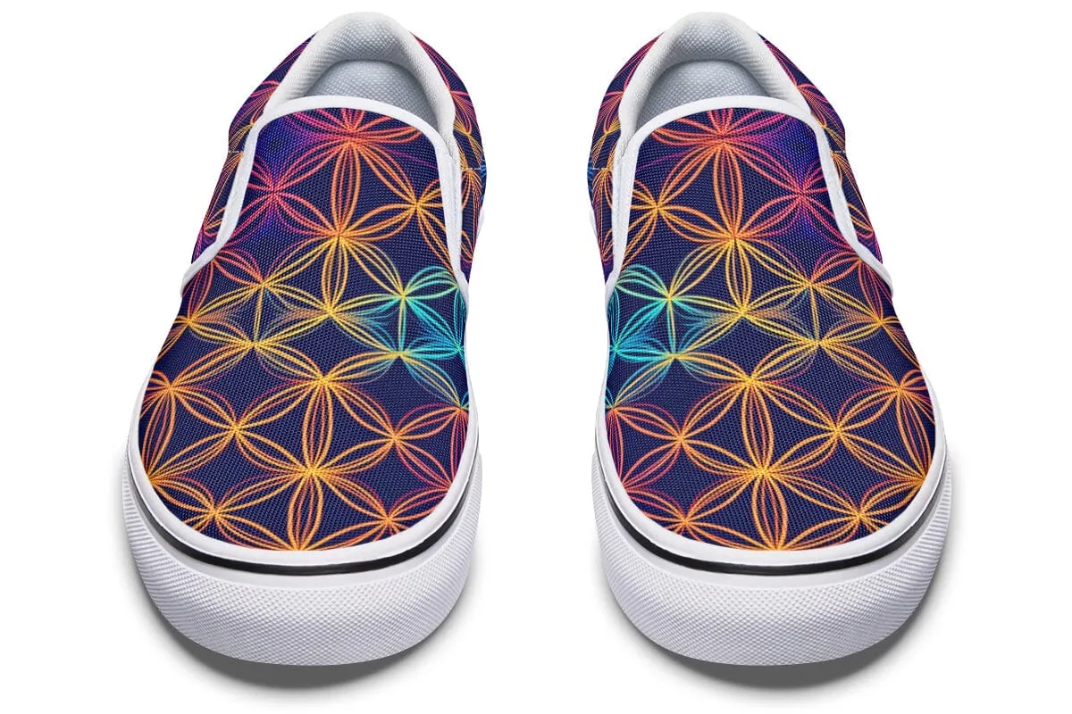 Flower Of Life Slip on Shoes