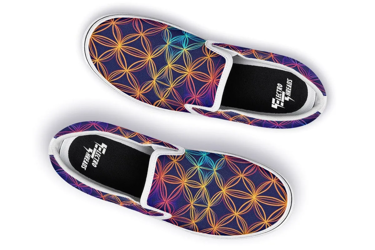 Flower Of Life Slip on Shoes