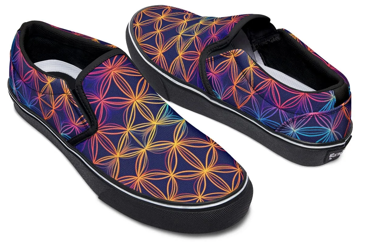 Flower Of Life Slip on Shoes