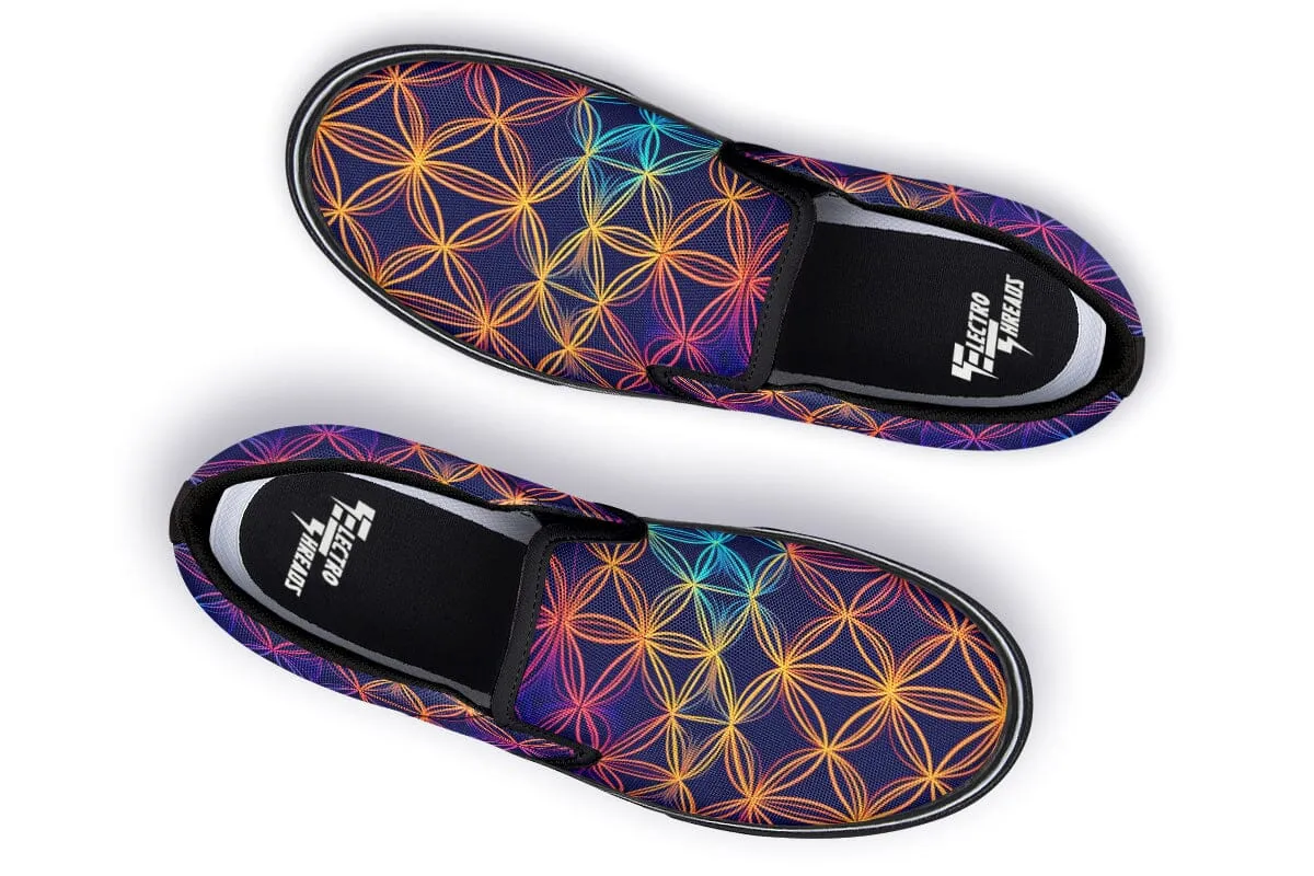 Flower Of Life Slip on Shoes