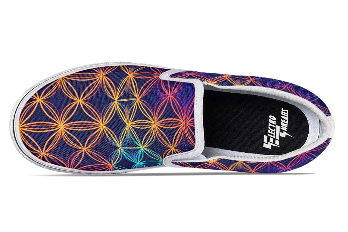 Flower Of Life Slip on Shoes