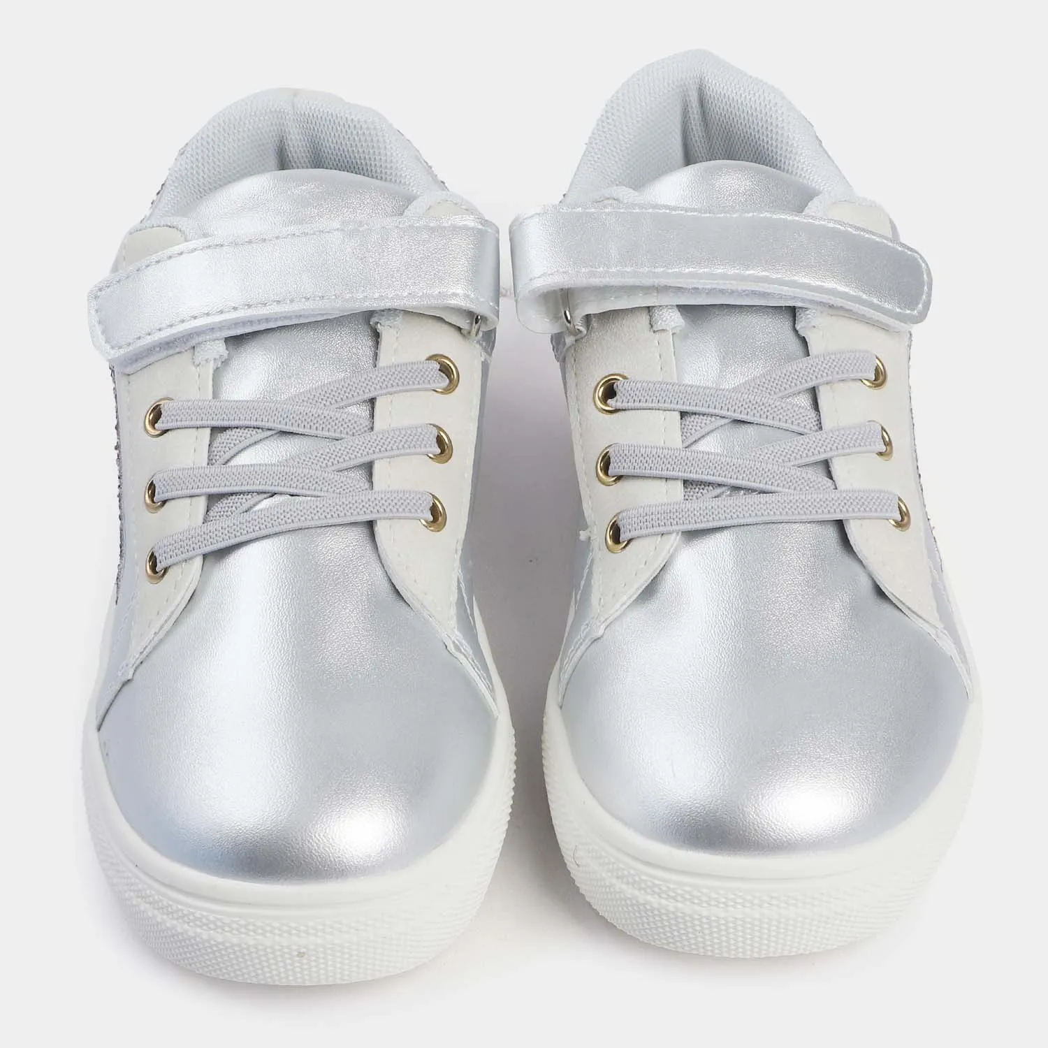 Girls Sneakers 24-101-SILVER