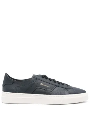 Grained Leather Sneakers