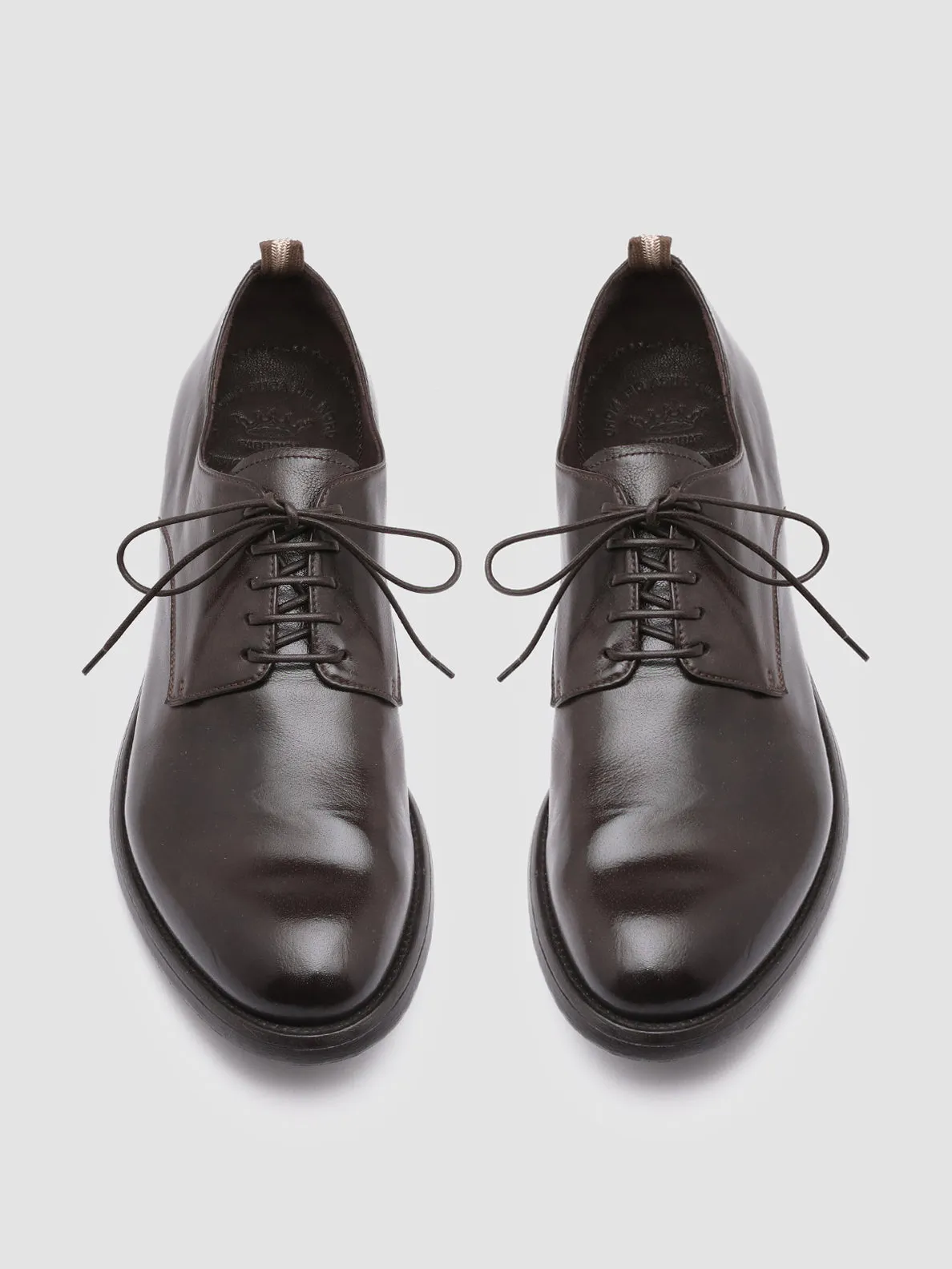 HIVE 008 - Brown Leather Derby Shoes