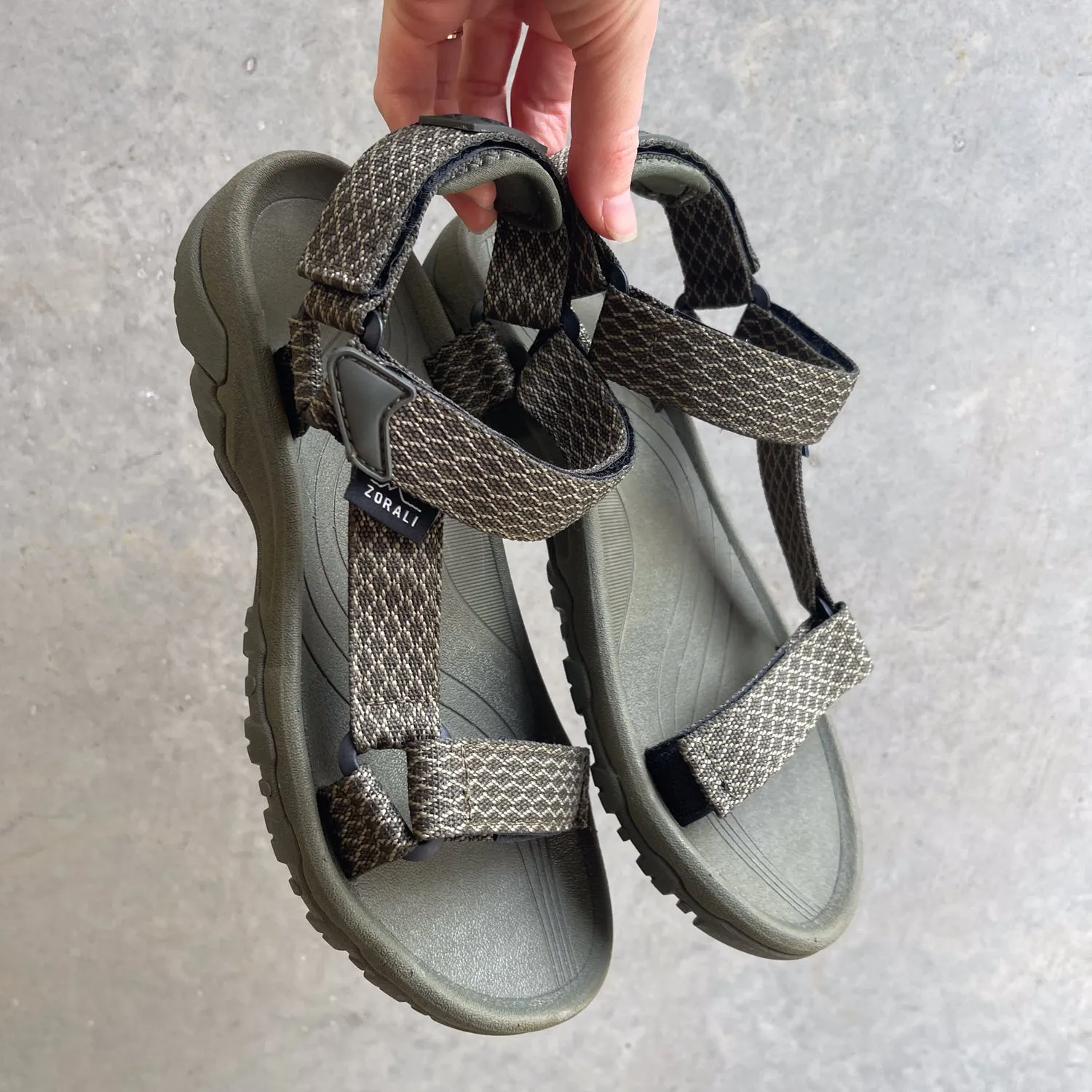 Impeccably Imperfect Trailblazer Sandal Olive