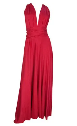 Jersey Gown Red