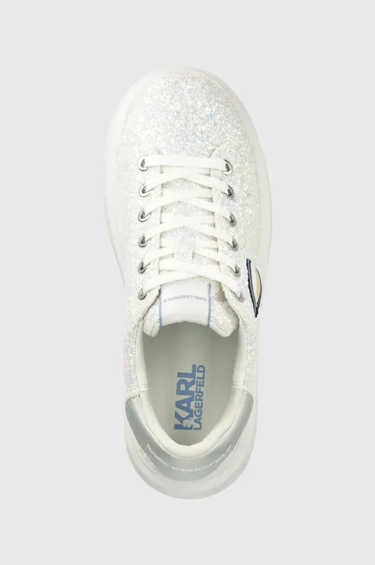 KARL LAGERFELD ANAKAPRI SNEAKERS IN WHITE