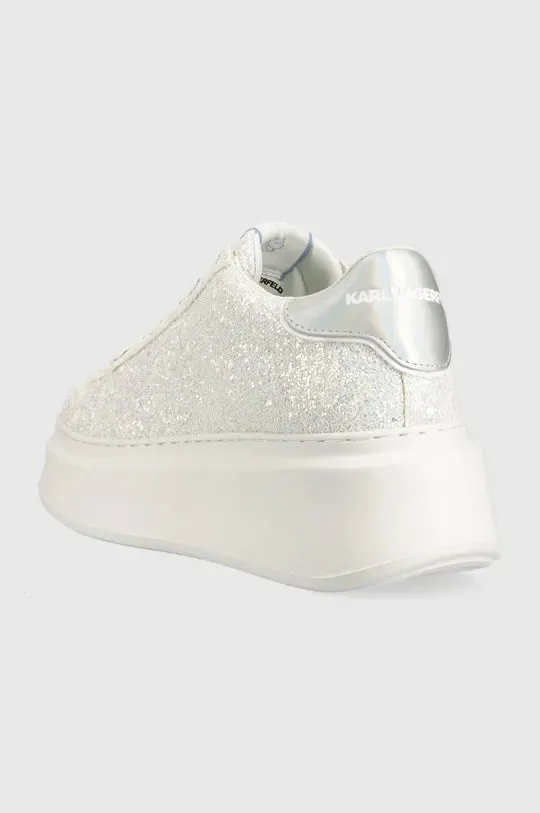 KARL LAGERFELD ANAKAPRI SNEAKERS IN WHITE