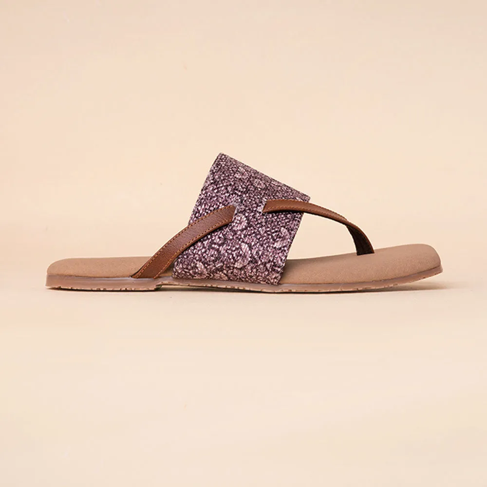 Kashmir Jhallar Side Toe Flats