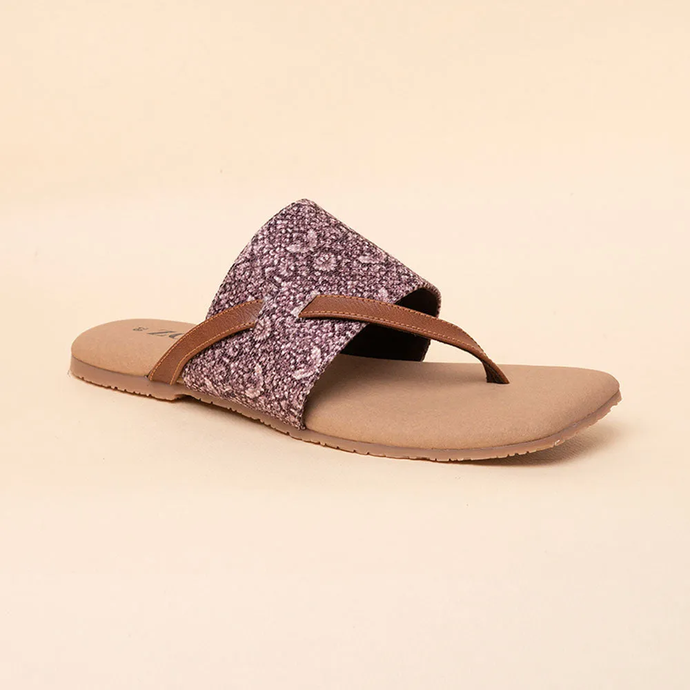 Kashmir Jhallar Side Toe Flats