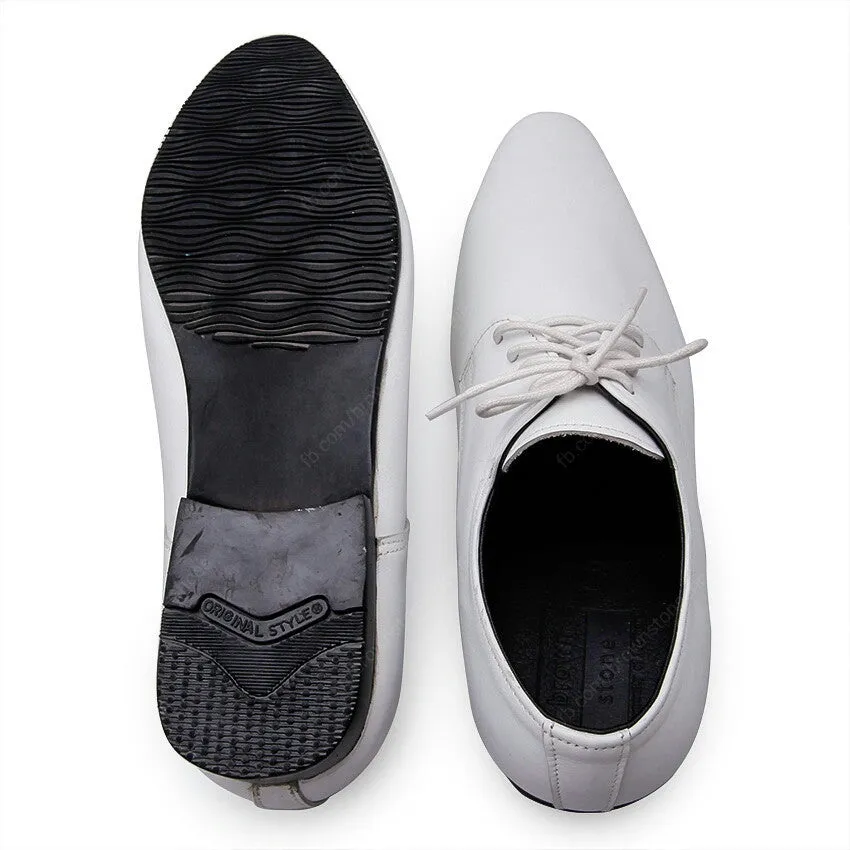 Leather Shoes Clever Soft White