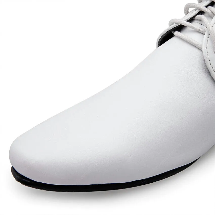 Leather Shoes Clever Soft White