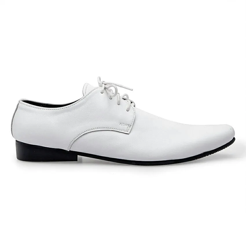 Leather Shoes Clever Soft White