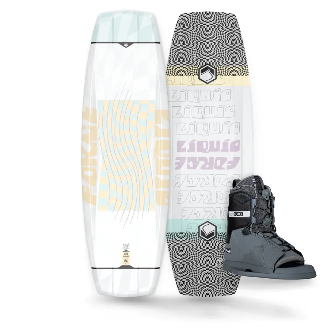 Liquid Force M. E. Wakeboard w/ Transit Boots Package