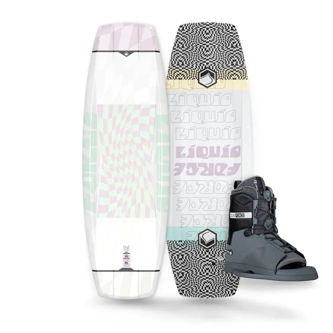 Liquid Force M. E. Wakeboard w/ Transit Boots Package