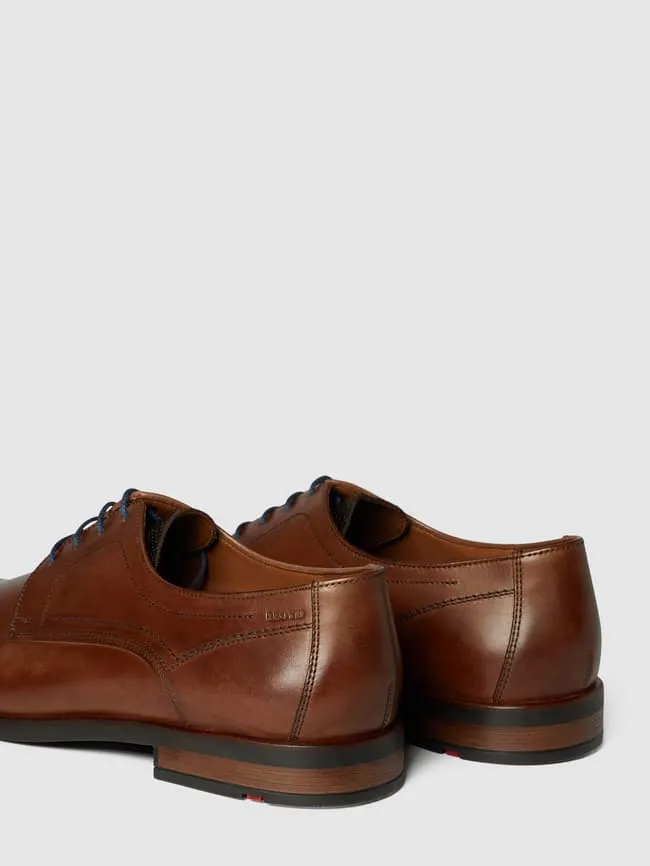 Lloyd leather derby, cognac color