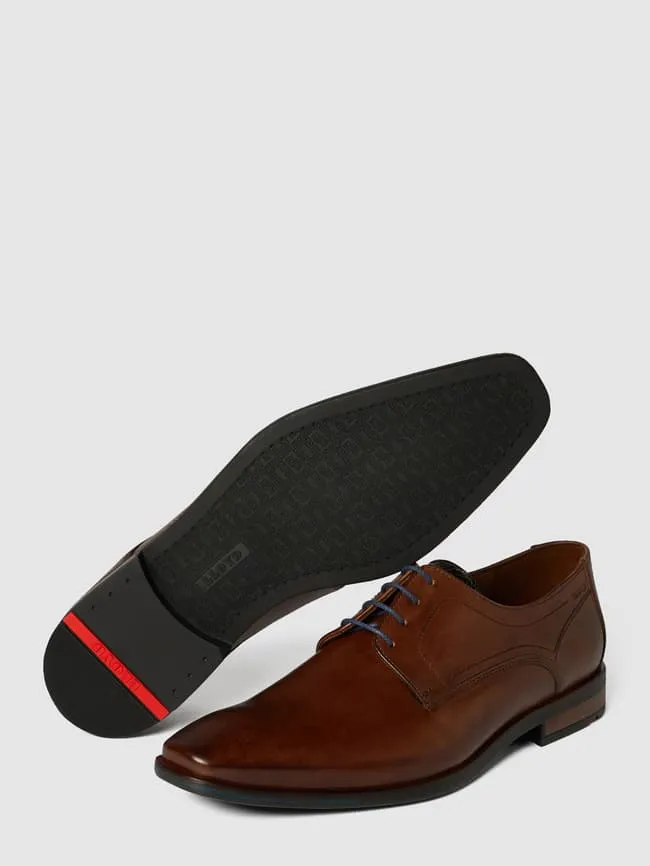 Lloyd leather derby, cognac color