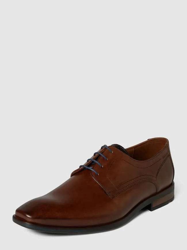 Lloyd leather derby, cognac color