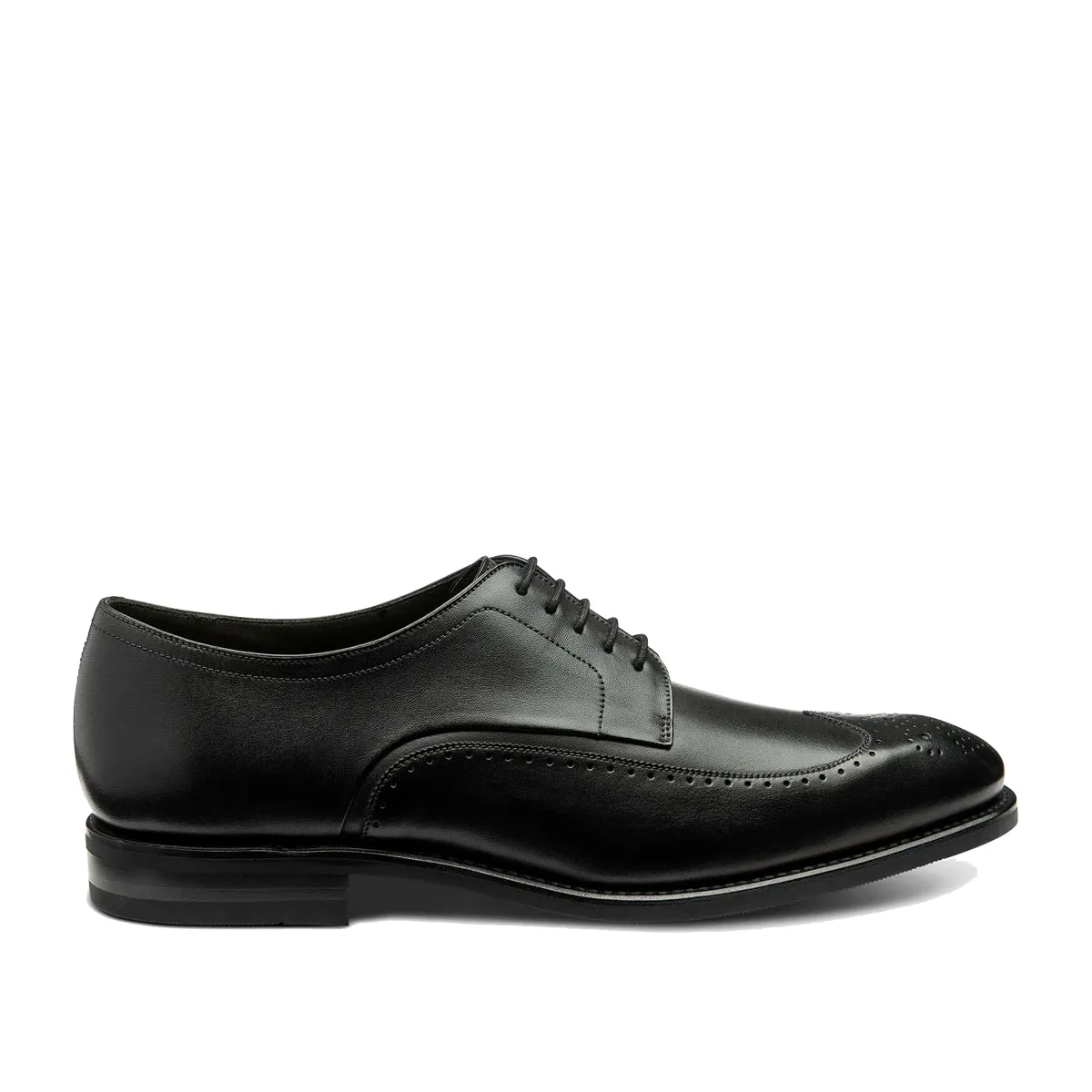 Loake - Bale Punched Brogues in Black