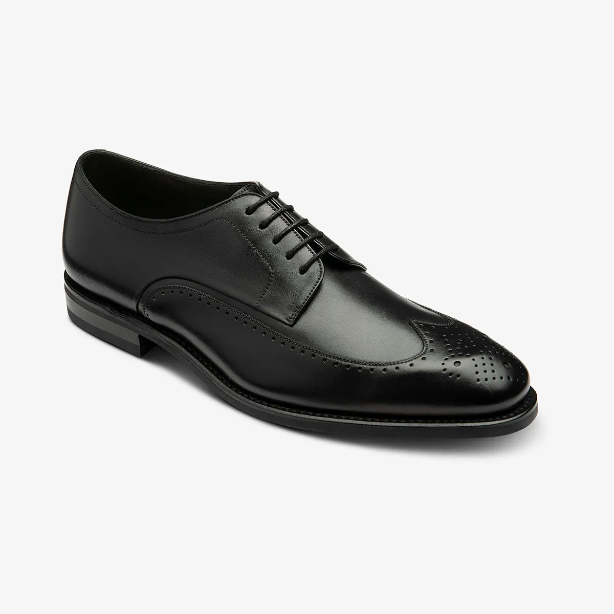 Loake - Bale Punched Brogues in Black