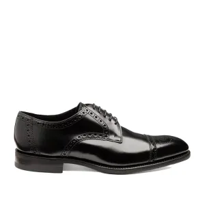 Loake - Eldon Derby Semi Brogue in Black