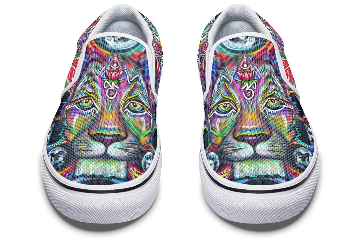 Lunar Lion Slip on Shoes